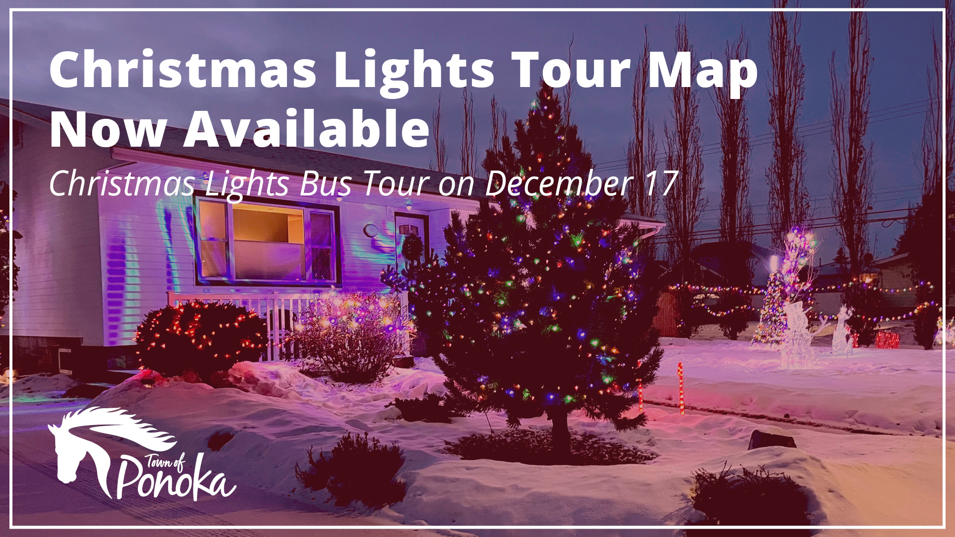 Christmas Lights Tour Map Now Available