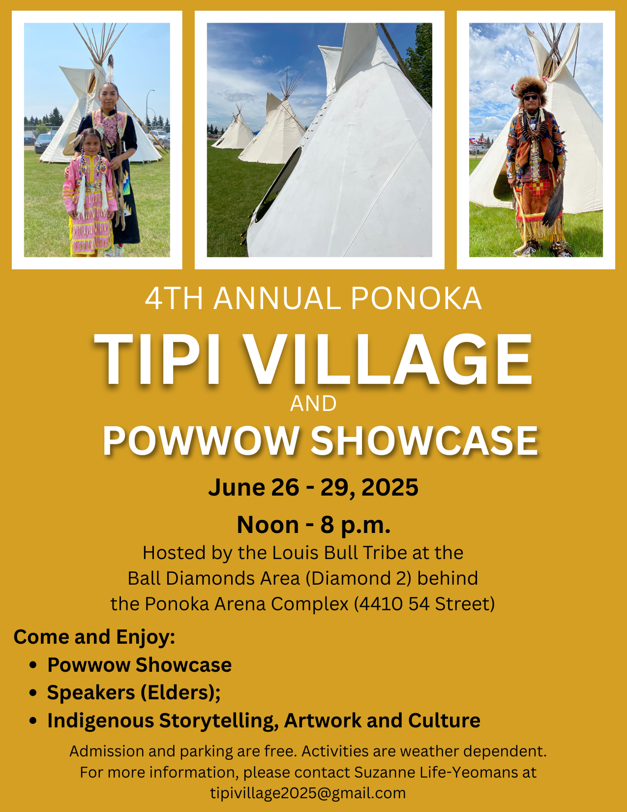 Tipi Village Poster