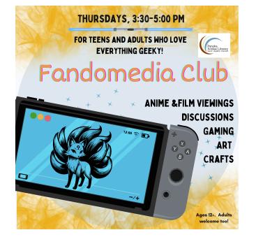 NO Fandomedia Club Today- Ponoka Jubilee Library