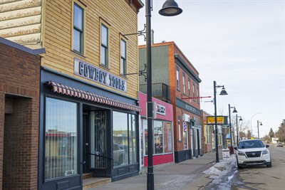 Street in Downtown Ponoka