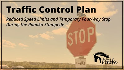 Traffic Control Plan - Reduced Speed Limits and Temporary Four-Way Stop During the Ponoka Stampede