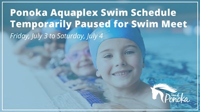 Ponoka Aquaplex Swim Schedule Temporarily Paused for Swim Meet