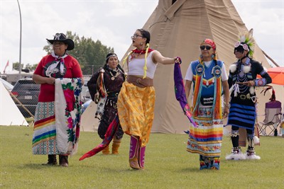 Grand Entry at Tipi Village