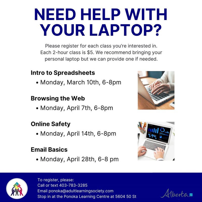 Need help with your Laptop - Online Safety -