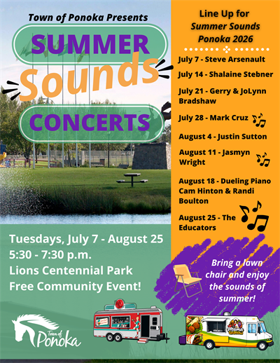 Summer Sounds Concerts Poster