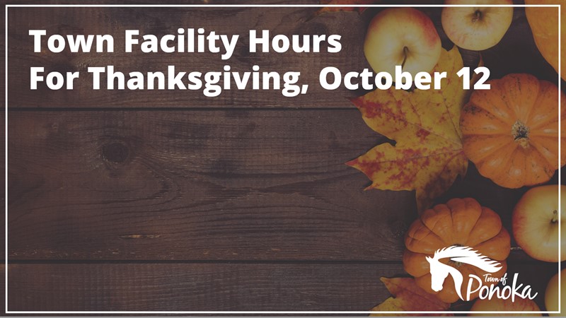 Town Facility Hours for Thanksgiving