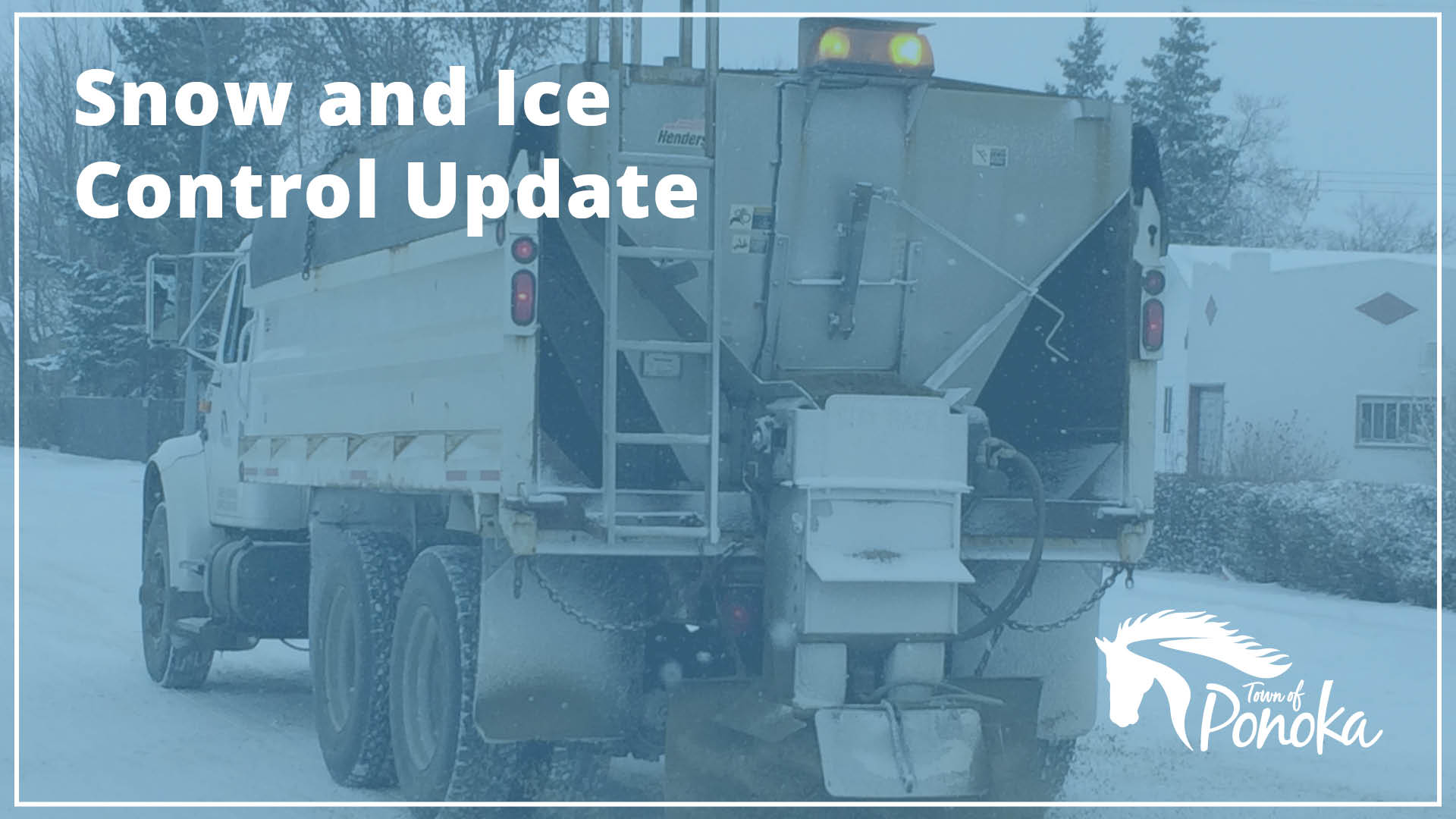 Snow and Ice Control Update