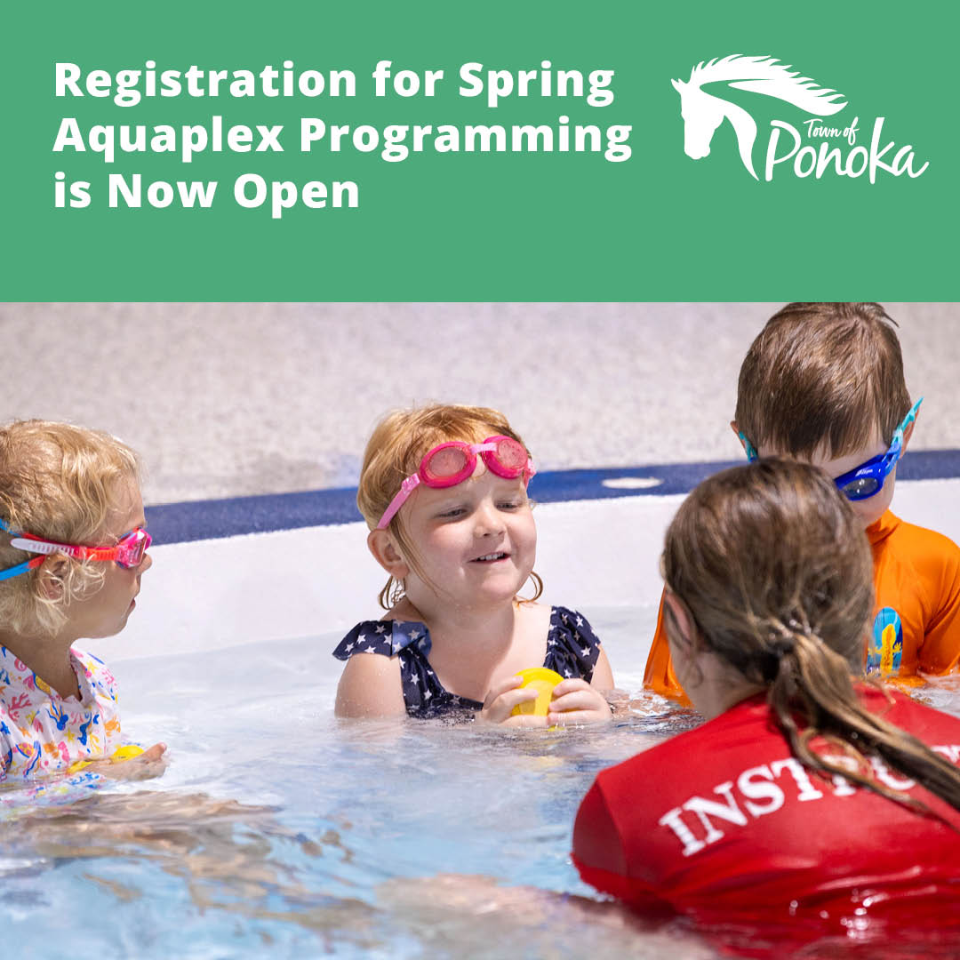Swimming lessons at the Ponoka Aquaplex